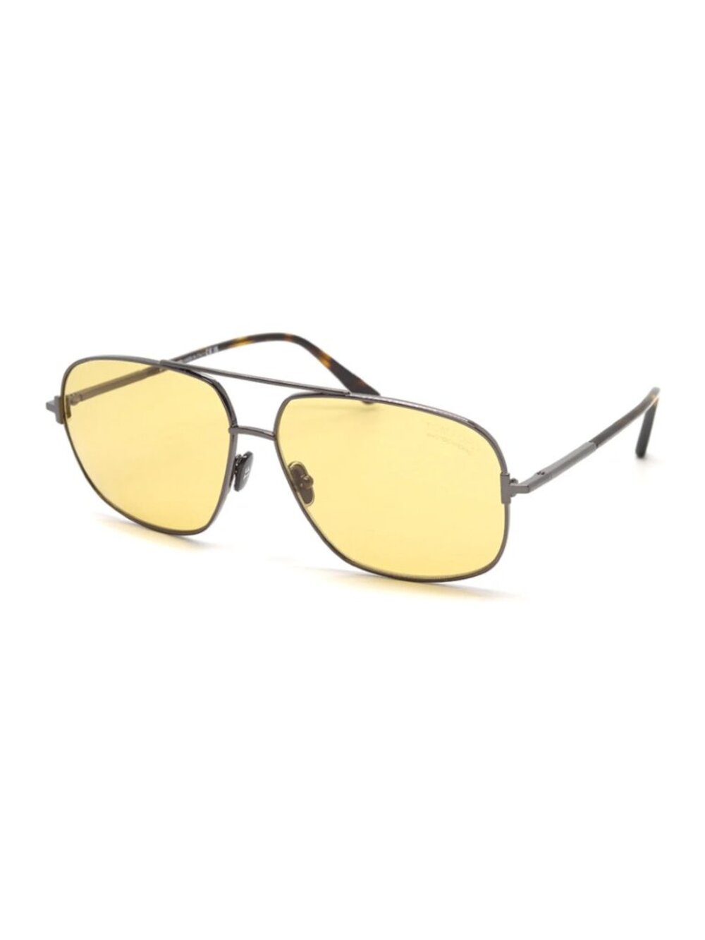 NWT Tom Ford FT1096 08E Yellow Aviator Sunglasses TF1096 08E